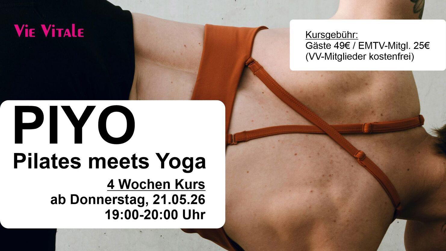 Vie Vitale Fitness Studio Elmshorn PIYO; Pilates; Yoga; Muskeln; Flexibilität; Balance