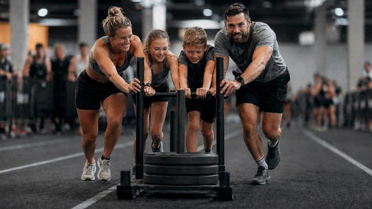 Hyrox; Familie; Workout; Gemeinsam