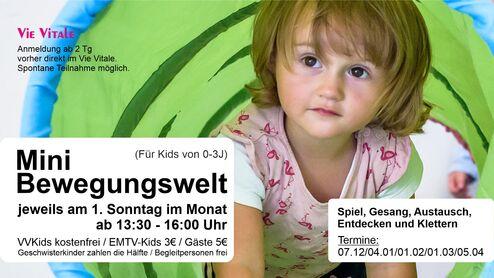 Bewegungswelt; Spiel; Gesang; Entdecken; Klettern