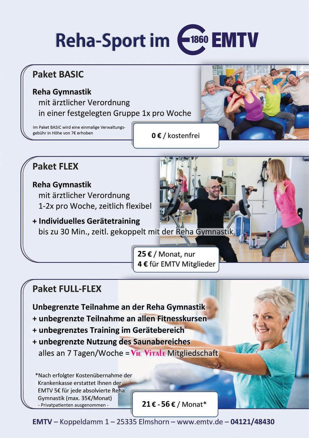 Reha; Pakete; Gymnastik