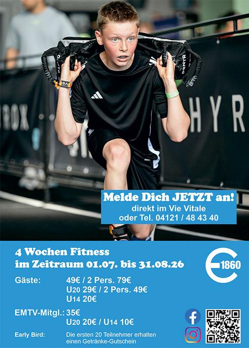 Vie Vitale Fitness Studio Elmshorn Aktion; 4 Wochen; Sommer; Fitness