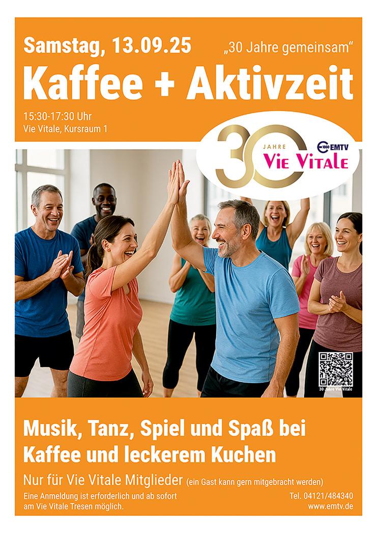 Vie Vitale Fitness Studio Elmshorn Jubiläum; 30; Feier; Kaffee; Musik; Tanz