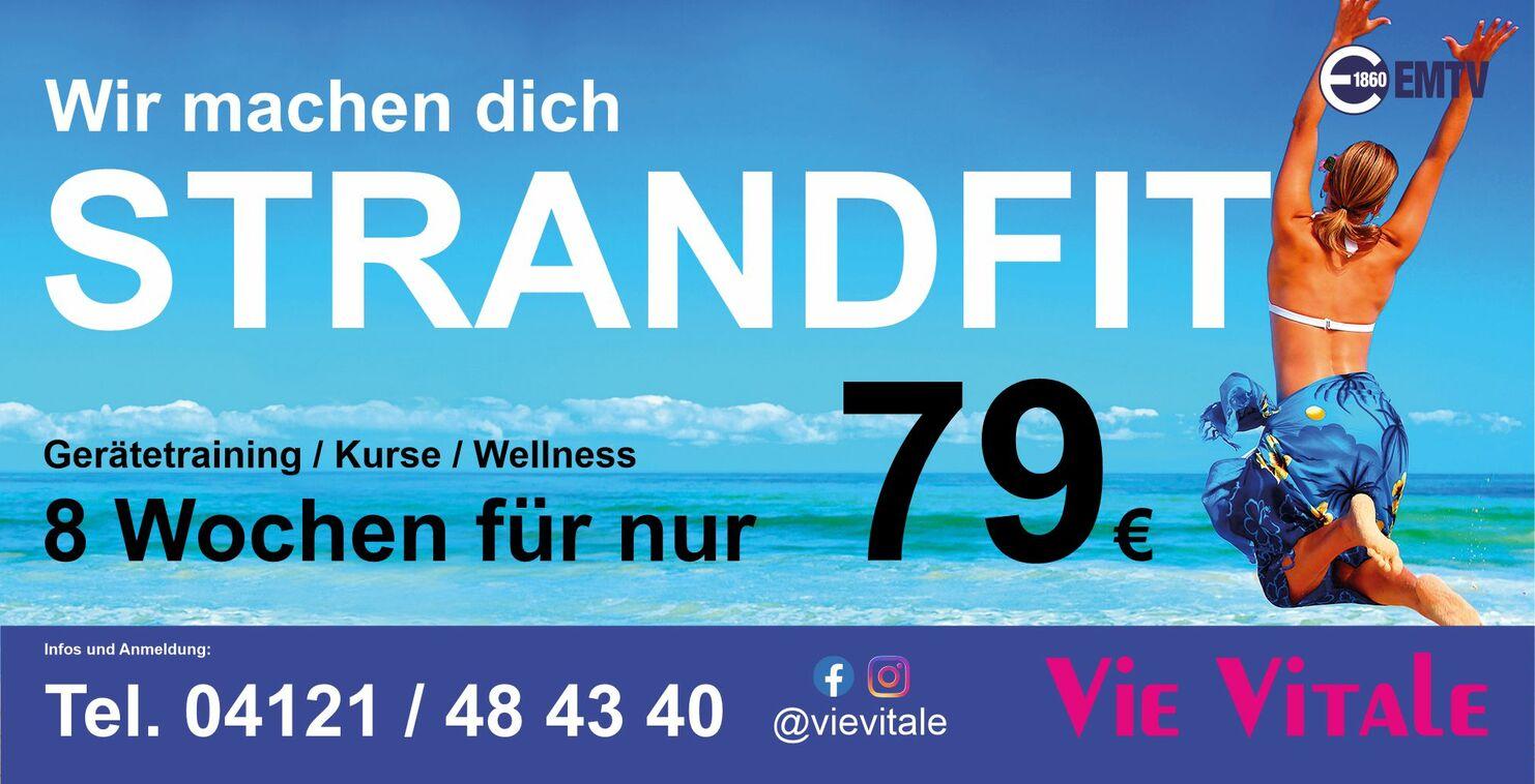 Vie Vitale Fitness Studio Elmshorn Aktion Wir machen dich STRANDFIT